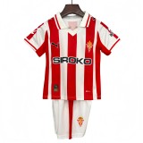 2025-26 Kids  Sporting Gijon Home soccer jersey