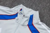 2025-26 Kids Bayern Munich  Light gray  half pull Tracksuit suit (童装)