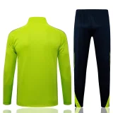 2025-26 Kids Real Madrid Jacket Grass green Tracksuit  Suit