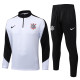 2025-26 Mens Corinthians white Half pull Tracksuit suit