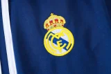 2025-26 Kids  Real Madrid Royal blue  Jacket Tracksuit suit