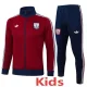 2025/26 Kids New   Arsenal red Half-pull Tracksuit suit