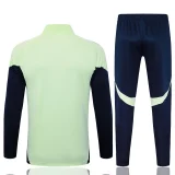 2025-26 Kids Real Madrid Light green  Jacket Tracksuit