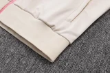 2025-26 Kids Barcelona Beige Jacket Tracksuit suit
