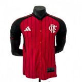 2025-26 Mens Flamengo red  Player version  baseball uniform Jersey