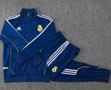 2025-26 Kids  Real Madrid Royal blue  Jacket Tracksuit suit