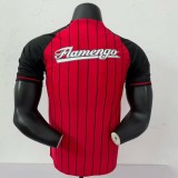 2025-26 Mens Flamengo red  Player version  baseball uniform Jersey
