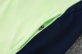 2025-26 Kids Real Madrid Light green  Jacket Tracksuit