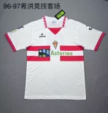 1996-97 Mens Sporting Gijon  Retro away soccer  Jersey