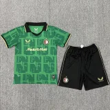 2025-26 Kids  Feyenoord Third away Soccer Jersey