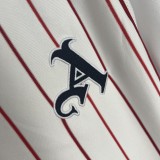 2025-26  Mens  Arsenal White Casual Edition Baseball Jersey