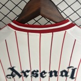 2025-26  Mens  Arsenal White Casual Edition Baseball Jersey
