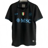 2025/26 Mens Napoli  Third away black soccer jersey