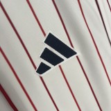 2025-26  Mens  Arsenal White Casual Edition Baseball Jersey