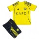 2025-26 Kids  Al-Nassr home yellow soccer jersey