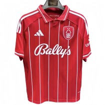 2025-26 Mens Nottingham Forest home red soccer Jersey