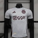 2025-26 Mens Ajax  third away white Player version soccer Jersey