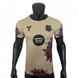 2025-26 Mens Barcelona Special Edition yellow  Player version soccer Jersey