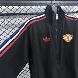 2025-26 Mens Manchester United black  windbreaker