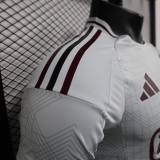 2025-26 Mens Ajax  third away white Player version soccer Jersey
