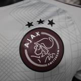 2025-26 Mens Ajax  third away white Player version soccer Jersey