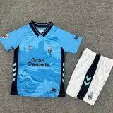 2025-26 KIDS Las Palmas away blue soccer jersey