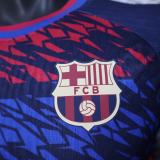 2025-26 Mens Barcelona Special Edition red blue Player version soccer Jersey