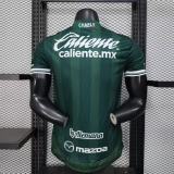 2025-26 Mens  Leon home green  Player version soccer Jersey