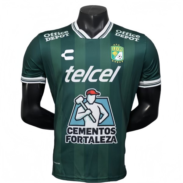 2025-26 Mens  Leon home green  Player version soccer Jersey