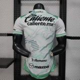2025-26 Mens  Leon away   white  Player version soccer Jersey