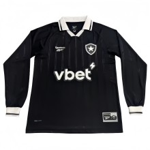 2025-26 Mens  Botafogo away black  Long Sleeve  Soccer Jersey
