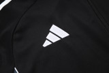 2025-26  Mens  Ajax  black Jacket Tracksuit