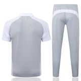 2025-26 Mens Real Madrid gray white Training Short Suit