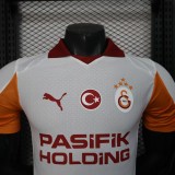 2025-26 Mens Galatasaray away white  Player soccer jersey