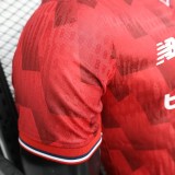 2025-26 Mens Lille Home  red   Player version Soccer Jersey