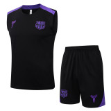 2025-26 Mens Barcelona black Vest short training
