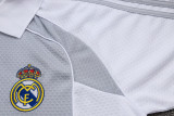 2025-26 Mens Real Madrid gray white Training Short Suit