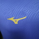 2025-26 Mens  AS Monaco  Player away blue  soccer Jersey