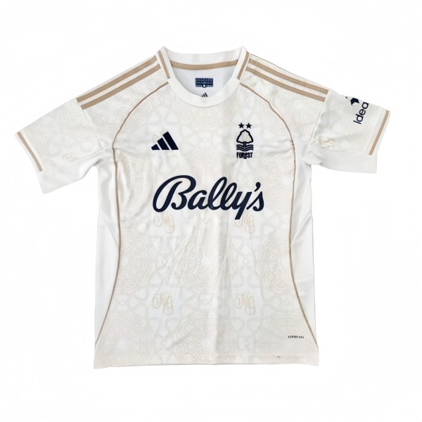 2025-26 Mens Nottingham Forest white away soccer Jersey