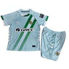 2025/26 Kids  Real Betis away blue  soccer  jersey