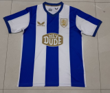 2025-26 Mens Huddersfield Town  blue soccer jersey