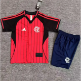 2025-26 Kids Flamengo Red Casual Edition  Baseball Jersey