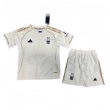2025-26 Kids Nottingham Forest away white soccer Jersey