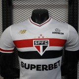 Player version Sao Paulo home soccer jerseys   2526
