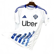 2024-25 Mens Como away white  Soccer Jersey