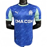 2025-26  Mens Marseille third away blue Player version soccer jersey