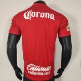 2025-26 Mens Toluca home red  Player version Soccer Jersey
