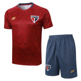 2025-26 Mens Sao Paulo red  Training Short Suit