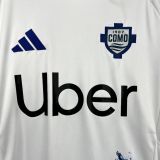 2024-25 Mens Como away white  Soccer Jersey