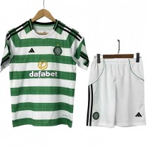 2025-26Kids Celtic home  green soccer jersey